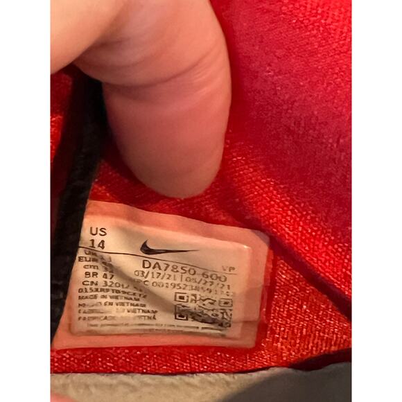 Nike KD 14 TB University Red Mens 14 - Picture 7 of 7